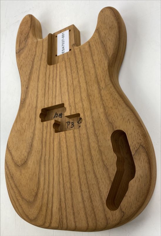 Body American Ash, 2-pcs. Caramel, Precision Bass, Unique Piece 001